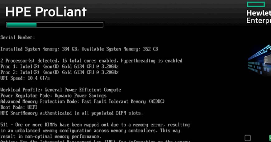 کانفیگ و پیکربندی اولیه سرورهای hp (ProLiant) 