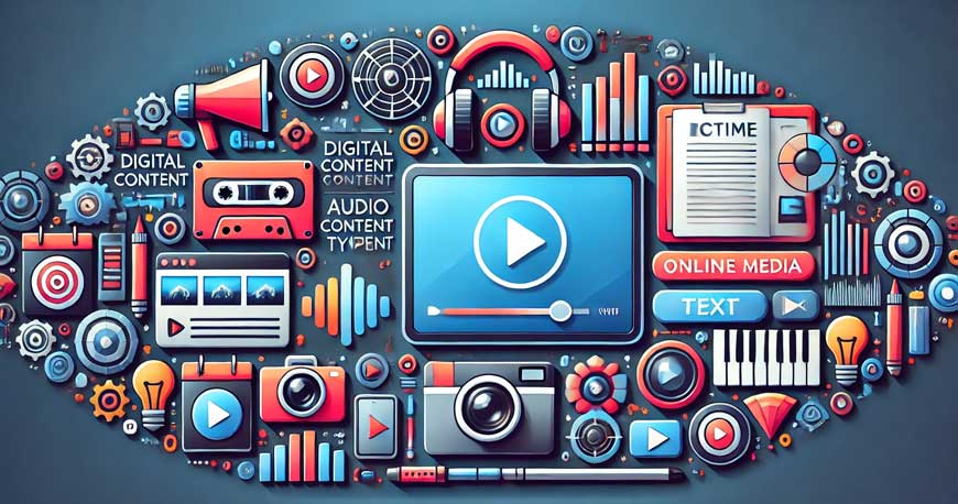 انواع محتوا + شکل های مختلف محتوا